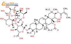 Theasaponin结构式图片|1013632-57-9结构式图片