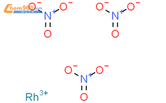硝酸铑结构式图片|10139-58-9结构式图片