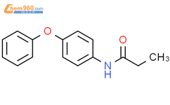 Propanamide, N-(4-phenoxyphenyl)-结构式图片|101480-26-6结构式图片