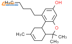6H-Dibenzo[b,d]pyran-3-ol,6a,7,10,10a-tetrahydro-6,6,9-trimethyl-1-pentyl-, (6aR-trans)- (9CI)结构式图片|101565-05-3结构式图片