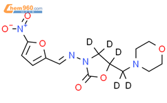 呋喃他酮-D5标准品结构式图片|1015855-64-7结构式图片