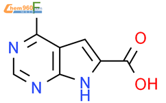 4-氟-7H-吡咯并[2,3-d]嘧啶-6-羧酸