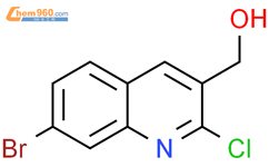 (7-bromo-2-chloroquinolin-3-yl)methanol结构式图片|1017403-71-2结构式图片