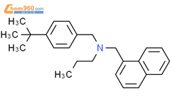 1-Naphthalenemethanamine, N-[[4-(1,1-dimethylethyl)phenyl]methyl]-N-propyl-结构式图片|101828-39-1结构式图片