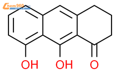 1（2H）-蒽酮，3,4-二氢-8,9-二羟基-结构式图片|10183-94-5结构式图片