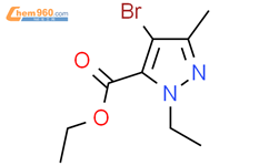 4-溴-1-乙基-3-甲基-1H-吡唑-5-羧酸乙酯