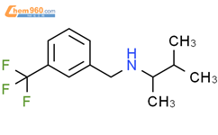 (3-甲基丁烷-2-基)({[3-(三氟甲基)苯基]甲基})胺结构式图片|1019617-93-6结构式图片