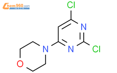 4-(2,6-二氯嘧啶-4-基)吗啉结构式图片|10197-13-4结构式图片