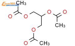 三醋酸甘油酯结构式图片|102-76-1结构式图片