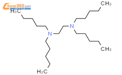 1,2-Ethanediamine,N1,N1,N2,N2-tetrapentyl-结构式图片|102-80-7结构式图片