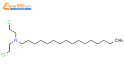 1-Hexadecanamine, N,N-bis(2-chloroethyl)-结构式图片|102155-09-9结构式图片