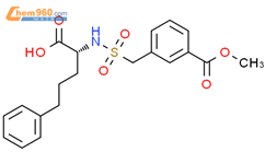 (R)-2-((3-(甲酯基)苯基)甲基磺酰氨基)-5-苯基戊酸结构式图片|1021707-70-9结构式图片