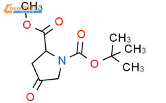 BOC-4-氧代-L-脯氨酸甲酯结构式图片|102195-80-2结构式图片