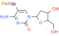 5-溴-2'-脱氧胞苷结构式图片|1022-79-3结构式图片