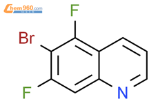 5,7-二氟-6-溴喹啉结构式图片|1022091-49-1结构式图片