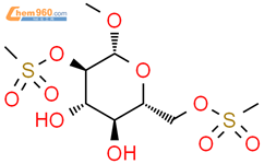 β- D-吡喃葡萄糖苷 甲基 2,6 -二甲基磺酸盐结构式图片|10227-04-0结构式图片