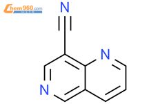 1,6-萘啶-8-腈结构式图片|1023813-61-7结构式图片