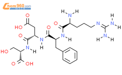 L-精氨酰-L-苯丙氨酰-L-α-天冬氨酰-L-丝氨酸结构式图片|102567-19-1结构式图片