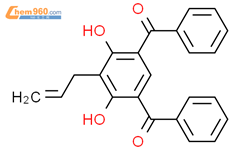 2-丙烯基-4,6-联苯甲酰间苯二酚醇结构式图片|102593-74-8结构式图片