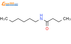 N-己基丁酰胺结构式图片|10264-17-2结构式图片