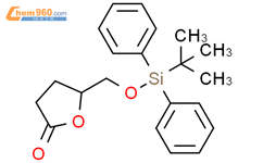 2(3H)-Furanone,5-[[[(1,1-dimethylethyl)diphenylsilyl]oxy]methyl]dihydro-, (S)-结构式图片|102717-29-3结构式图片