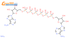 Adenosine5'-(heptahydrogen hexaphosphate), P'''''&reg;5'-ester with adenosine, hexaammonium salt (9CI)结构式图片|102783-34-6结构式图片