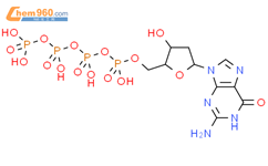 Guanosine 5'-(pentahydrogen tetraphosphate), 2'-deoxy-结构式图片|102783-72-2结构式图片