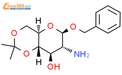 苯基甲基2-，氨基-，2-，脱氧-，4-，6-，O-，1-，甲基亚乙基-β-D-吡喃葡萄糖苷，结构式图片|102794-17-2结构式图片