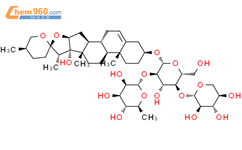 17-羟基麦冬皂苷C结构式图片|1029017-75-1结构式图片