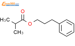 2-甲基丙酸3-苯丙酯结构式图片|103-58-2结构式图片