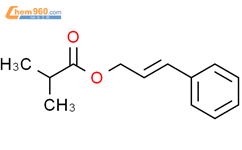 异丁酸肉桂酯结构式图片|103-59-3结构式图片