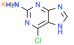 6-氯鸟嘌呤结构式图片|10310-21-1结构式图片