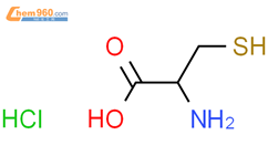 DL-半胱氨酸盐酸盐结构式图片|10318-18-0结构式图片