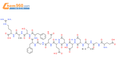 纤维蛋白肽B结构式图片|103213-49-6结构式图片