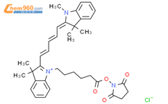 Cyanine5 NHS ester结构式图片|1032678-42-4结构式图片