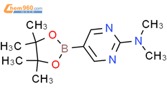 2-二甲基胺嘧啶-5-硼酸-2,3-二甲基丁二醇酯结构式图片|1032759-30-0结构式图片