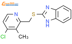 4-Desmethoxypropoxyl-4-chloro Rabeprazole Sulfide  