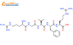 L-Arginine,N2-[N-[N-(N-L-arginylglycyl)-L-valyl]-L-phenylalanyl]- (9CI)结构式图片|103424-98-2结构式图片