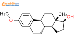 17β-羟基-3-甲氧基-1,3,5(10)-雌三烯结构式图片|1035-77-4结构式图片