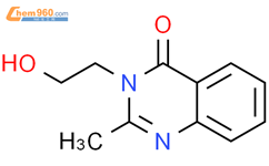4(3H)-Quinazolinone,3-(2-hydroxyethyl)-2-methyl-结构式图片|10376-59-7结构式图片