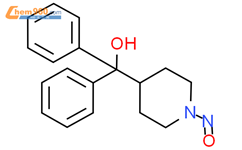1-亚硝基-α,α-二苯基-4-哌啶甲醇结构式图片|1038-06-8结构式图片