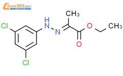 Ethyl 2-2-(3,5-Dichlorophenyl)hydrazin-1-ylidenepropanoate结构式图片|103855-01-2结构式图片