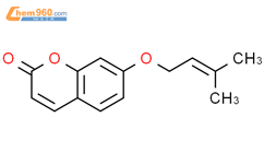 7-异戊烯氧基香豆素结构式图片|10387-50-5结构式图片