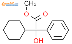 2-环己基-2-羟基苯乙酸甲酯结构式图片|10399-13-0结构式图片