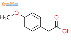 对甲氧基苯乙酸结构式图片|104-01-8结构式图片