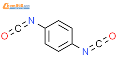 对苯二异氰酸酯结构式图片|104-49-4结构式图片