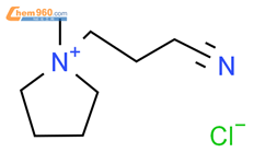 1-腈丙基-1-甲基吡咯烷氯盐结构式图片|1040380-99-1结构式图片