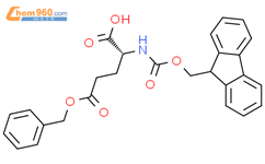 Fmoc-D-谷氨酸-苄酯结构式图片|104091-11-4结构式图片