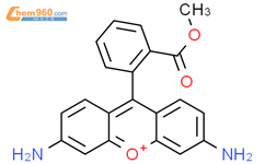 黄嘌呤，3,6-二氨基-9-[2-（甲氧羰基）苯基]-结构式图片|104114-27-4结构式图片