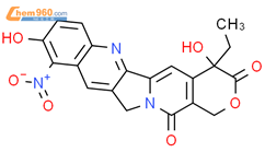 9-硝基-10-羟基喜树碱结构式图片|104267-73-4结构式图片